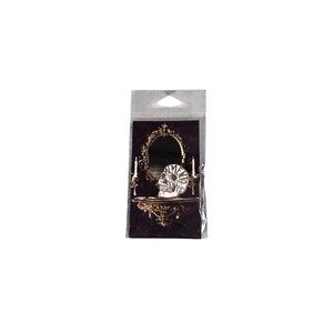 AmyBelle Art Memento Mori Skull Enamel Pin Goth Gothic Macabre Dark Academia